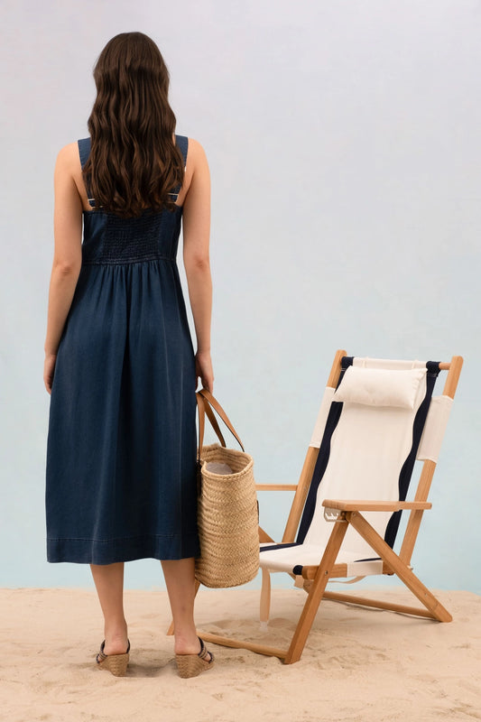 Chambray Button Down Dress