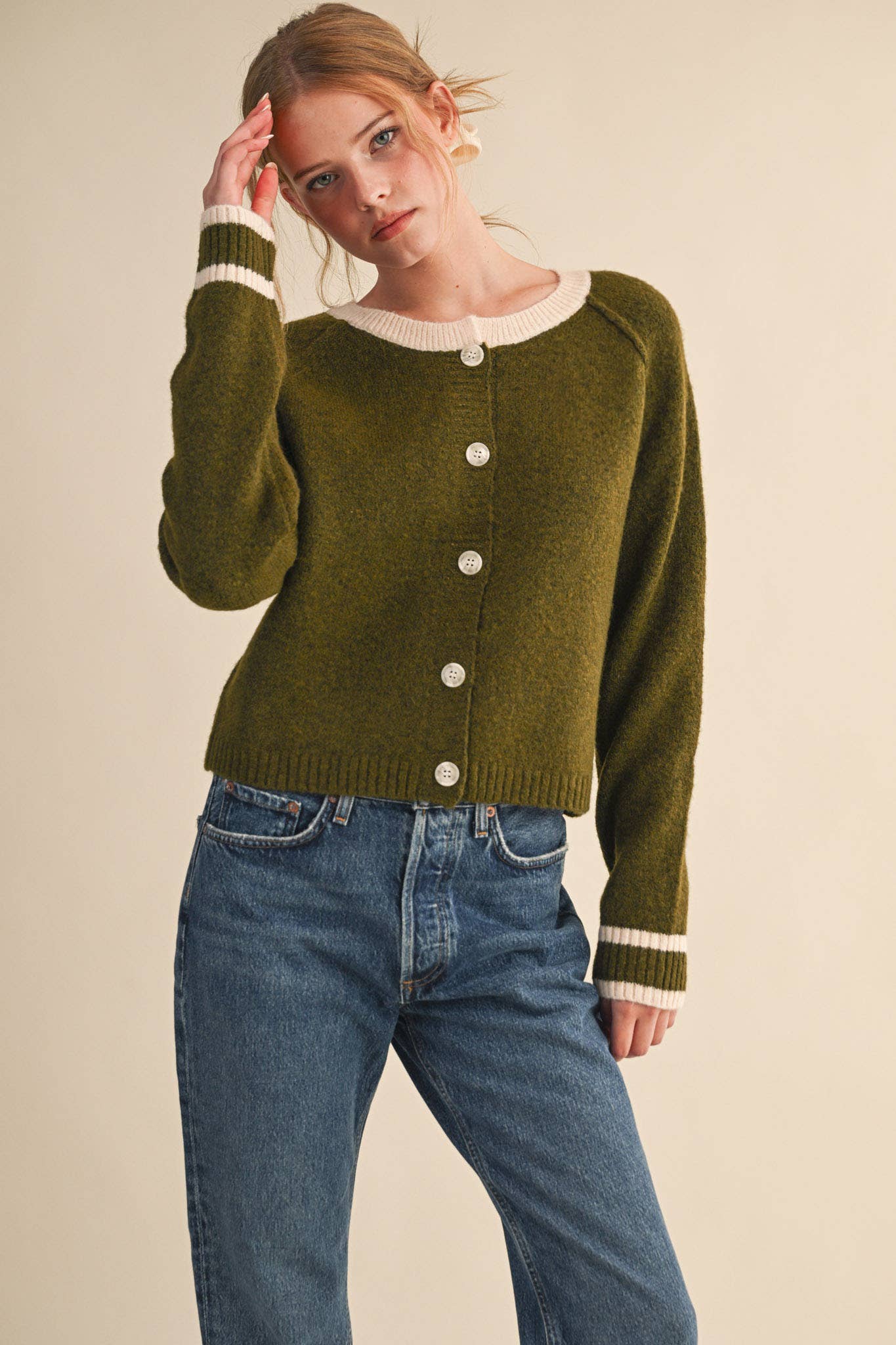 The Elevated Two-Tone Cardi