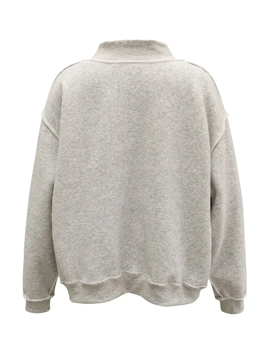 NE Applique Mockneck