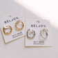 Ellie Pearl Hoops || Silver