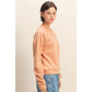 Soft + Slouchy Raglan Pullover I White
