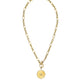 Raylee Toggle Starburst Coin Necklace