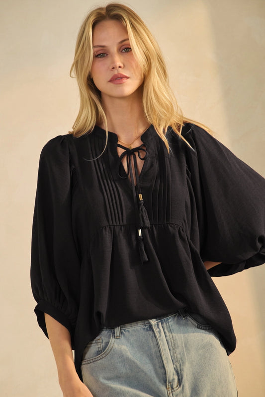 Flowy Black Blouse