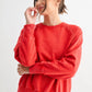 Mineral Wash Lace Pullover