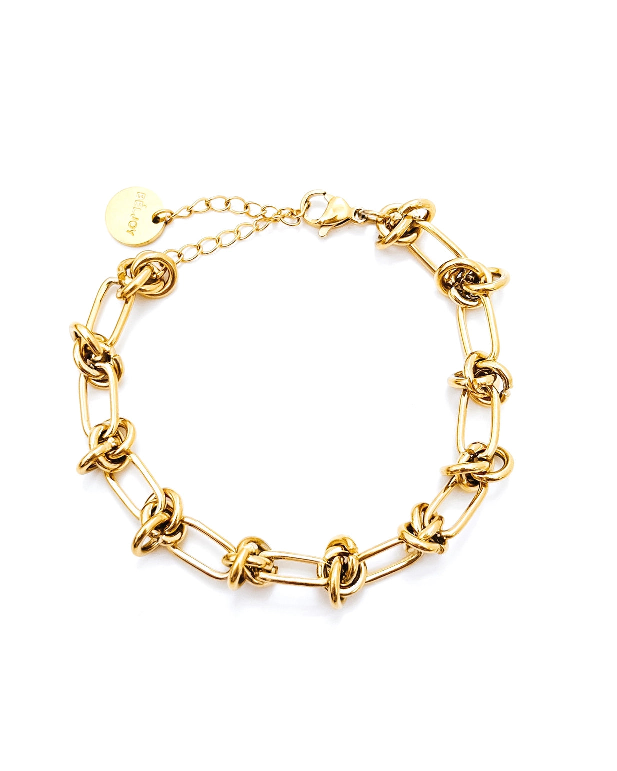 Buster Gold Knotted Chain Bracelet