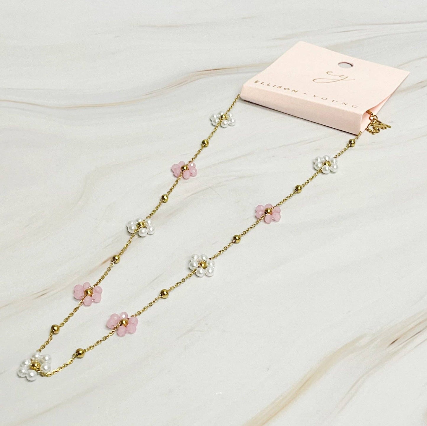 Petal Pearl Bloom Necklace