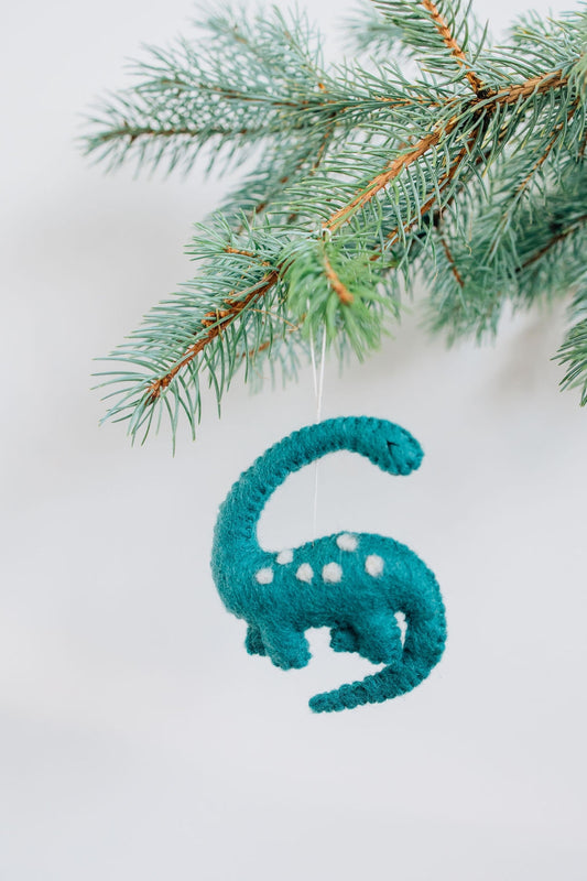 Brontosaurus Felt Ornament