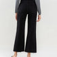 HR Raw Hem Crop Wide Leg Jeans