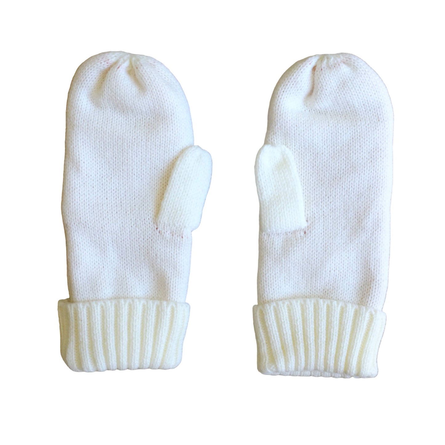 Cream KC Mittens