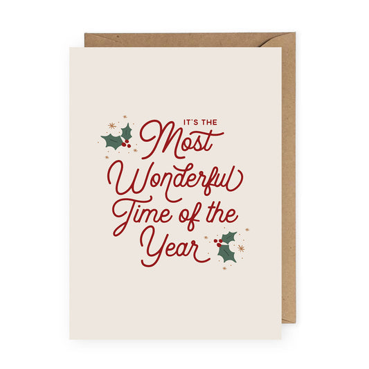 Wonderful Time of the Year Greeting Card