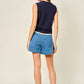 Medium Wash Denim Shorts