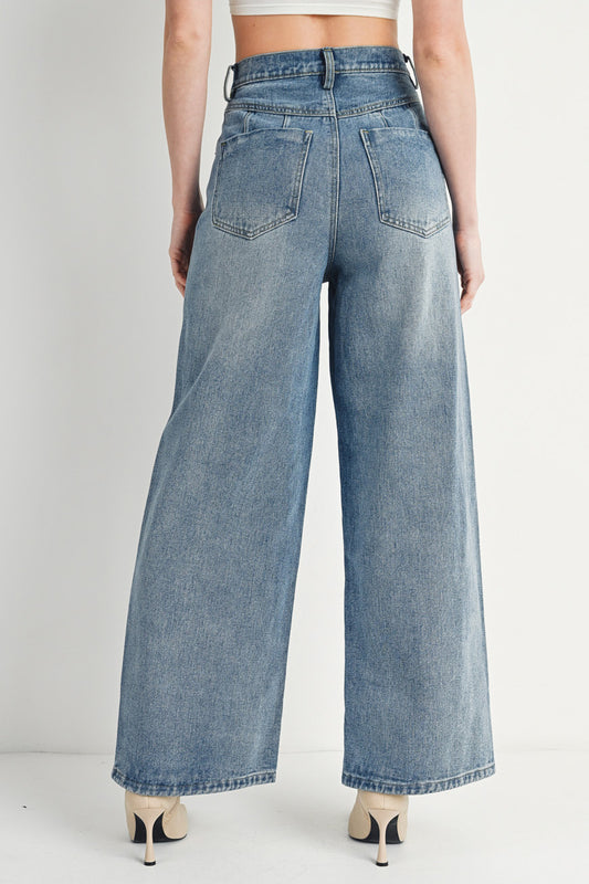 High-Rise Wide-Leg Jeans