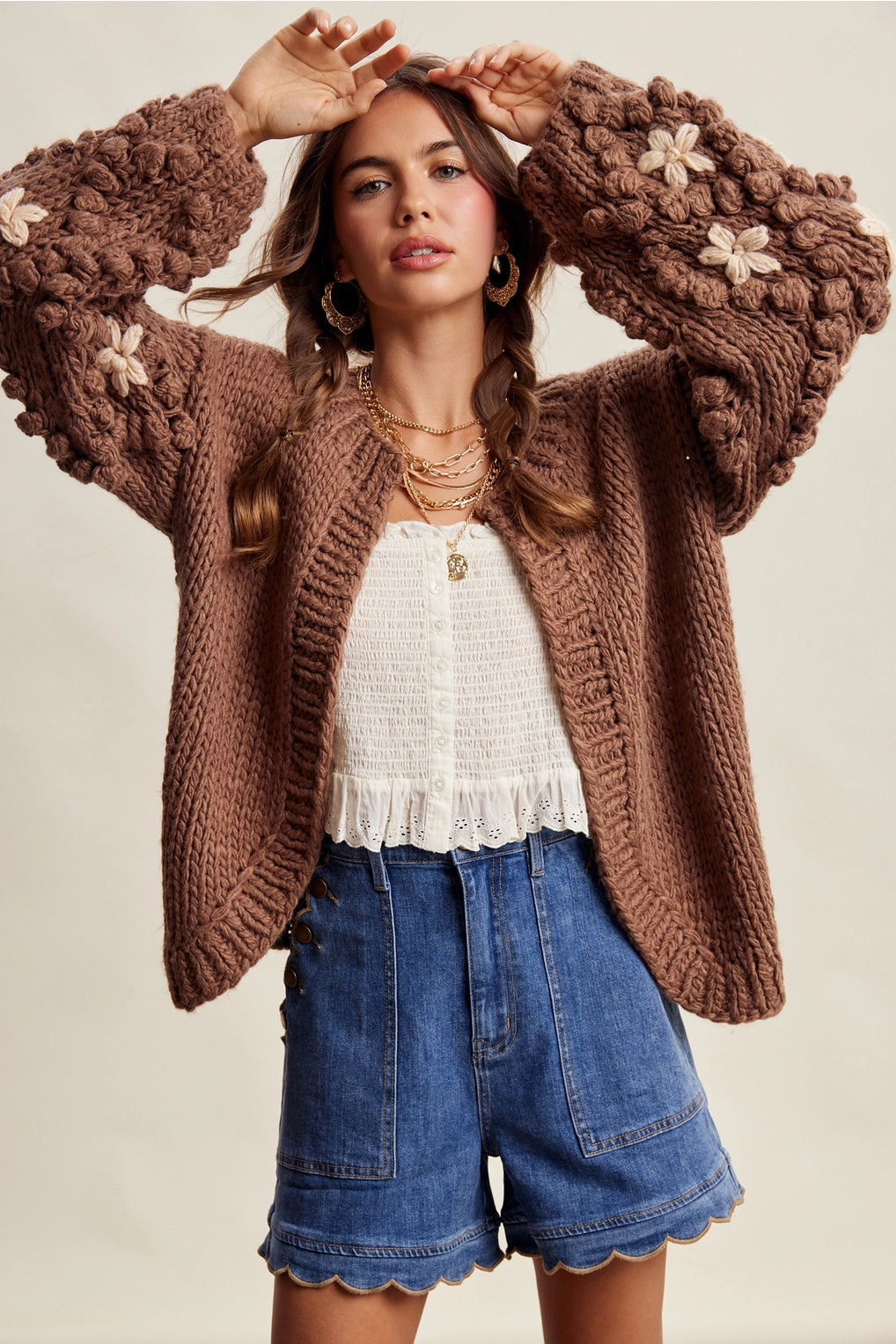Meadow Bloom Knit Cardigan