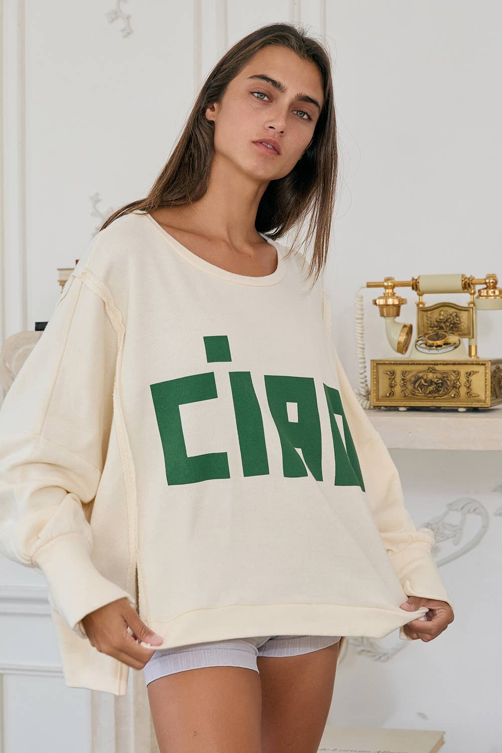 Ciao Relaxed Terry Top