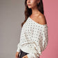 Soft Slouch Polka Dot Sweatshirt