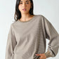 Mocha & Cream Stripe Top