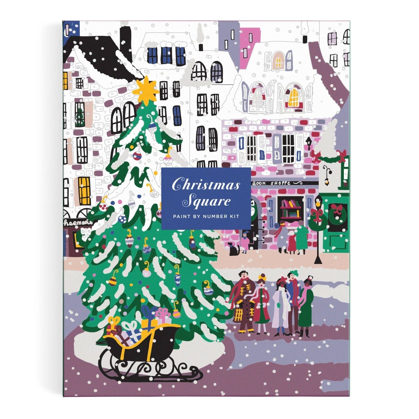 Holiday Paint-By-Number Art Kit