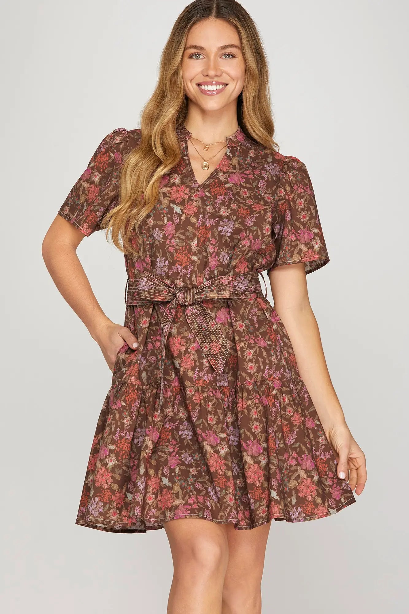 Floral Mini Dress