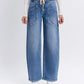 High Rise Wide Barrel Jeans