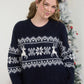Reindeer Fair Isle Crewneck