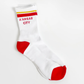 KC White Crew Socks