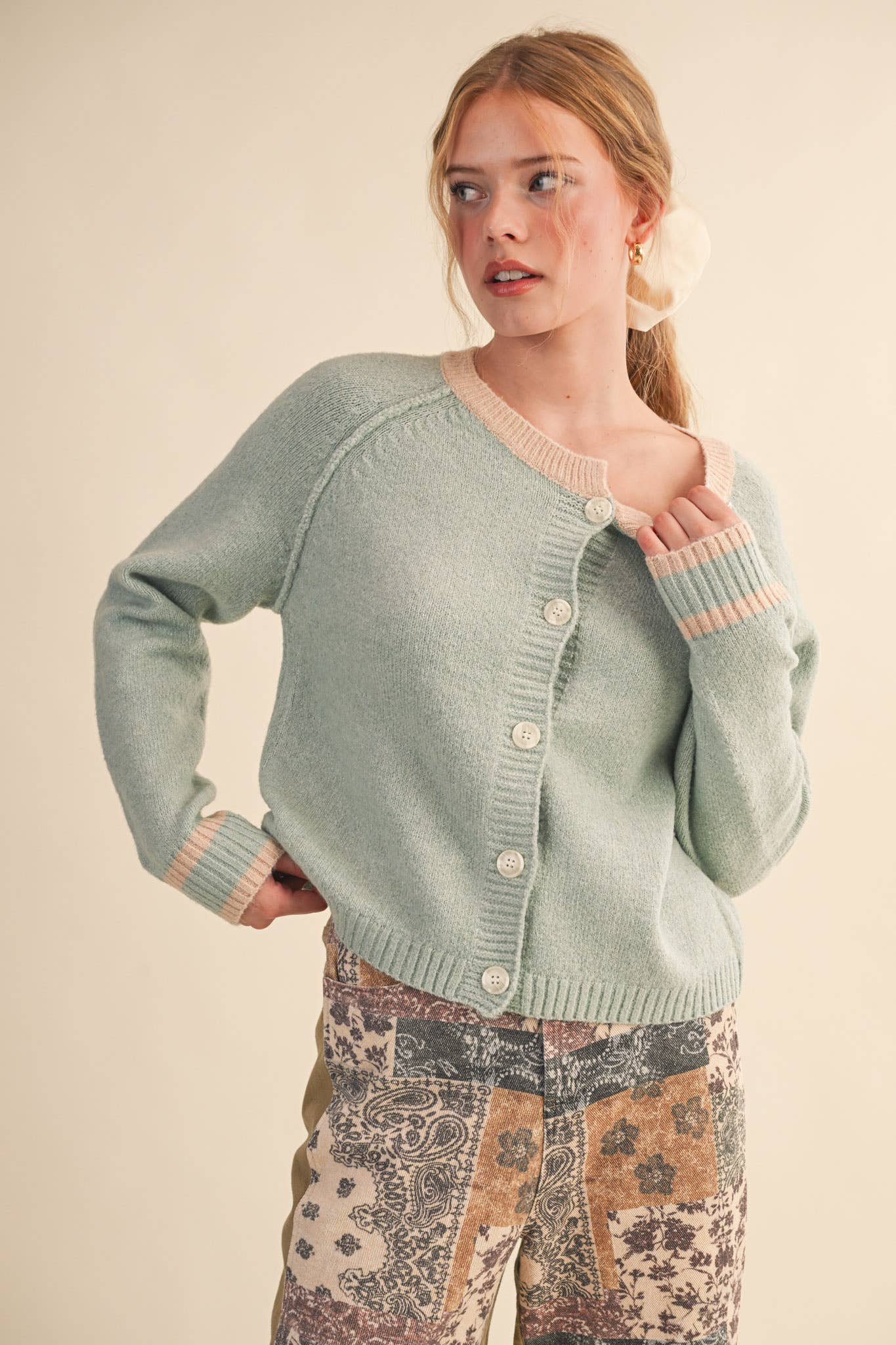 The Elevated Two-Tone Cardi