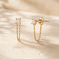 Noelle Chain Wrap Earrings