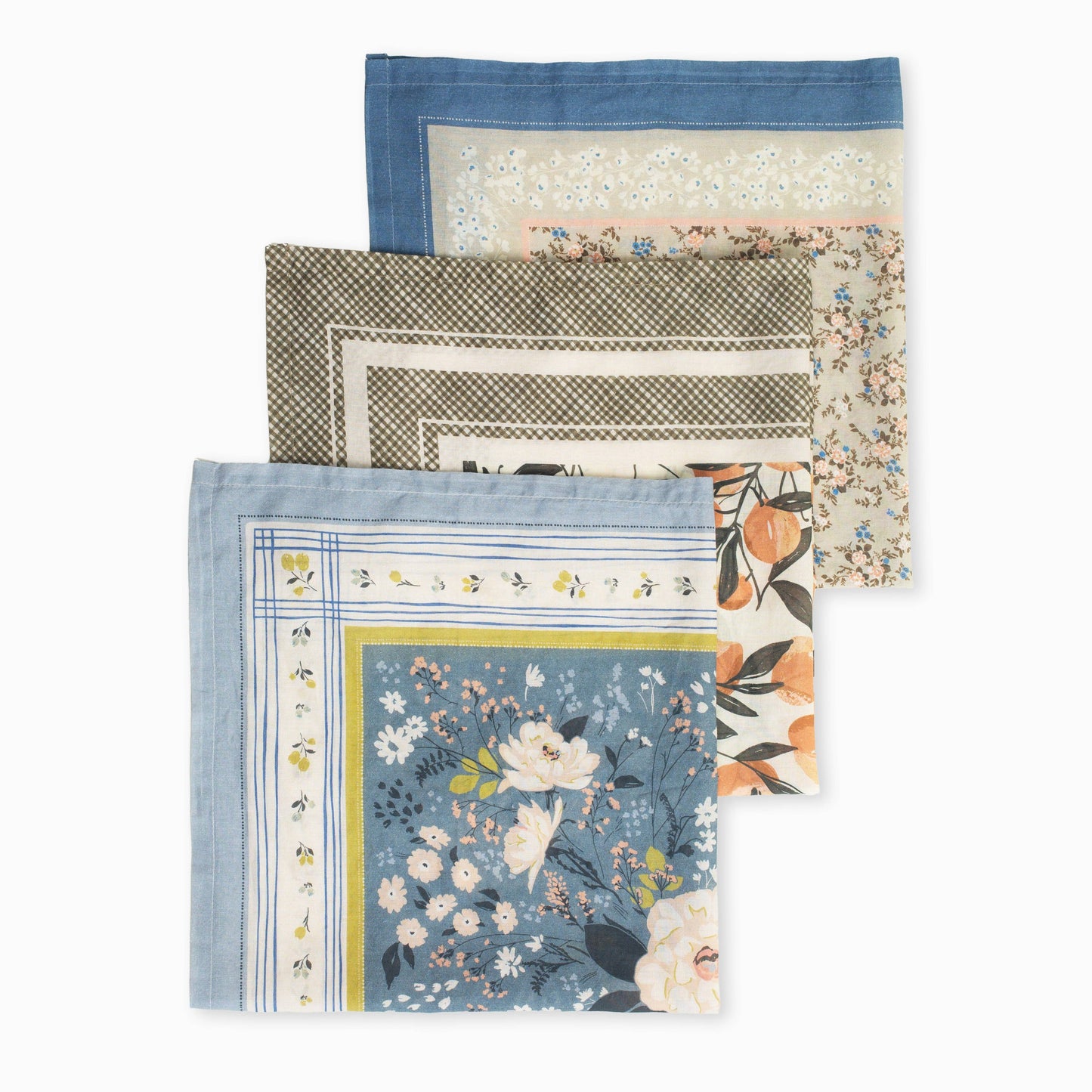 Flutterby Bandana | Afternoon Sonnet - Green Ditsy Floral