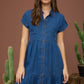 Dark Chambray Shirt Dress