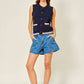 Medium Wash Denim Shorts