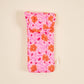 Puffy Sunglasses Case I Poppin' Petals Hot Pink