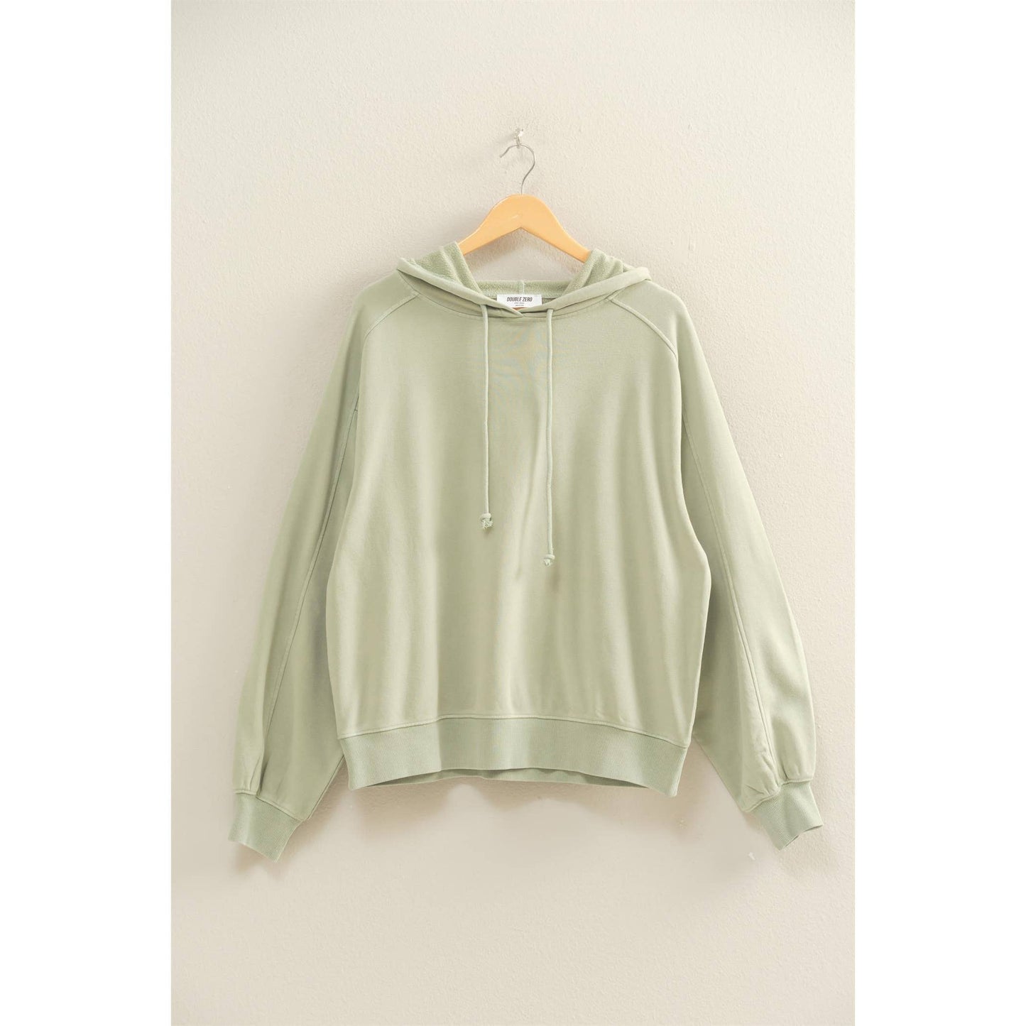 Mineral Wash Seam Hoodie I Taupe