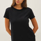Charcoal Blue Basic Tee
