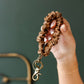 Brown Leather Keychain