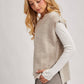 Oversized Knit Vest