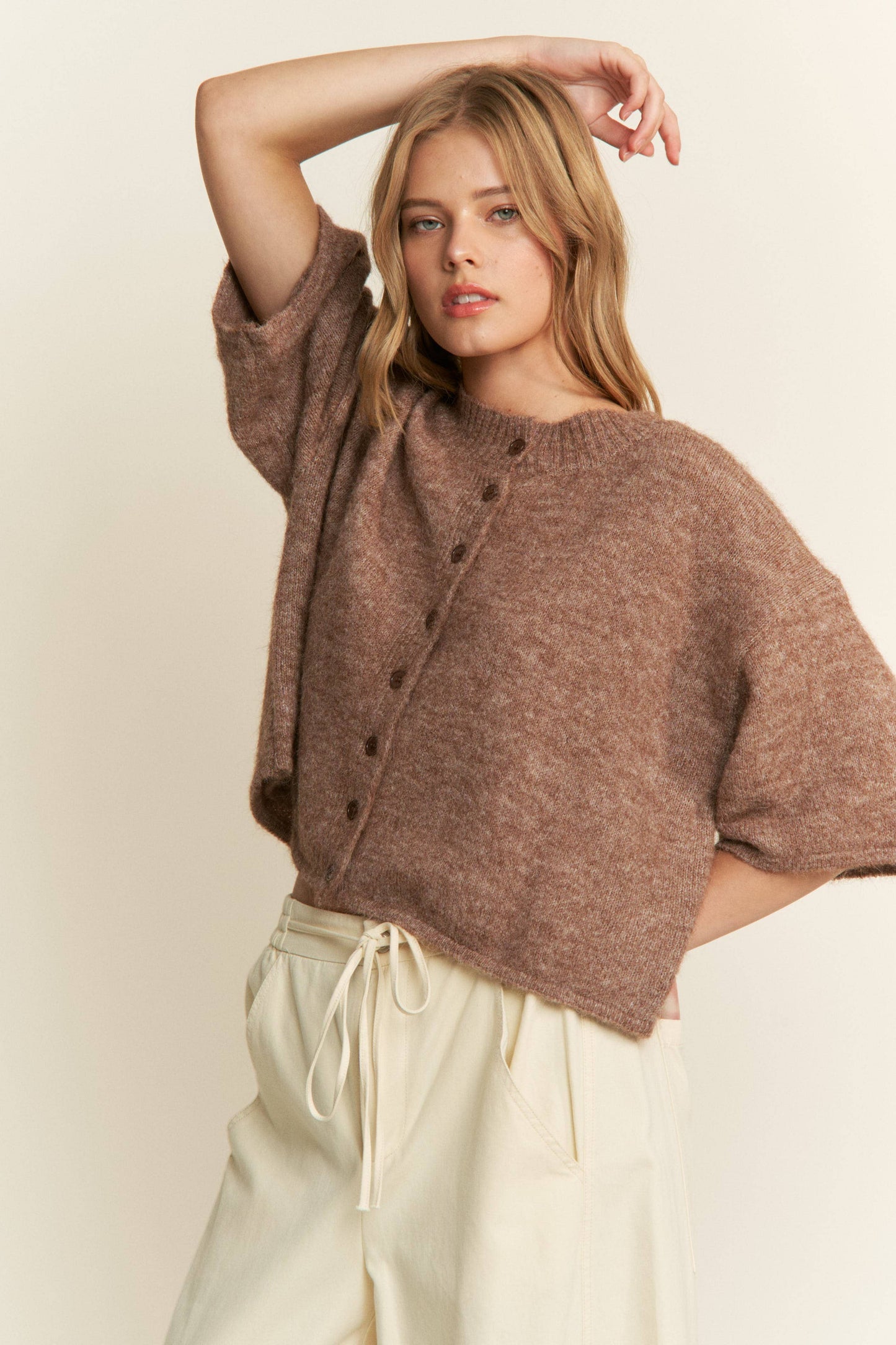 Mocha Knit Cardigan