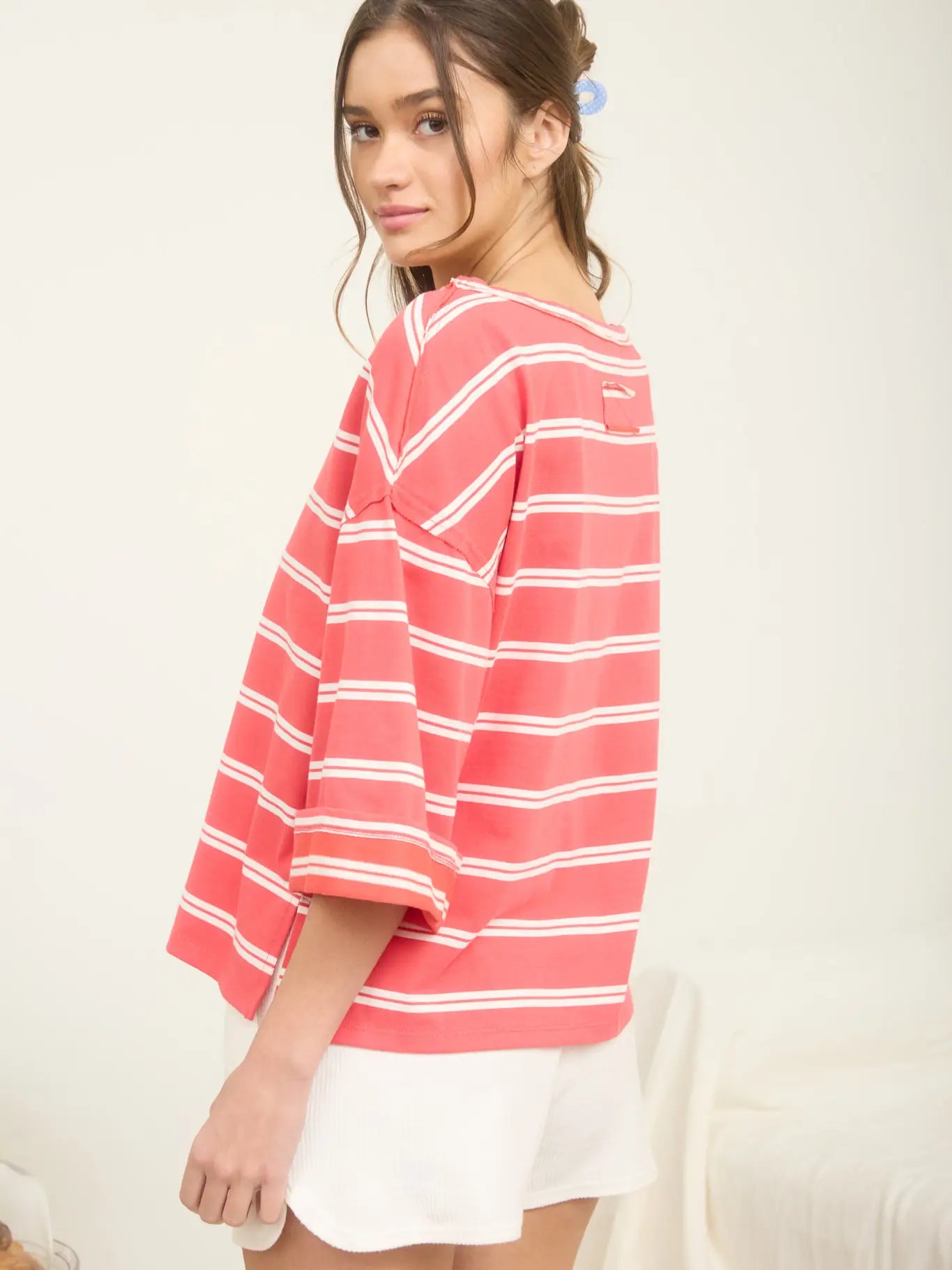 Soft Horizon Stripe Top