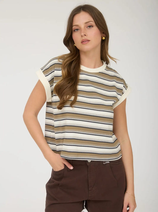 The Off-Duty Stripe Tee