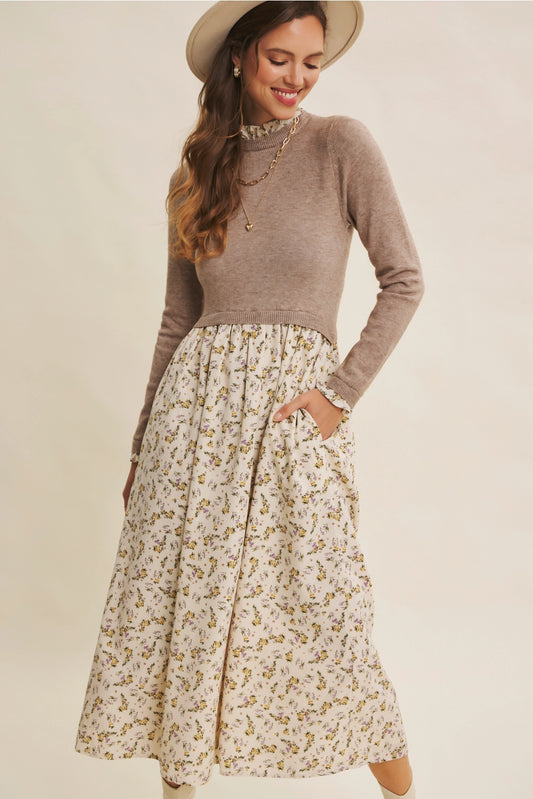 Sweet & Soft Ruffled Sweater Dress