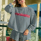 Easy Striped Knit Shorts