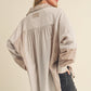 Striped Button Up Blouse