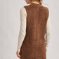 Teddy Knit Longline Vest