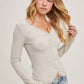 Lace Trim Knit Cardigan Top