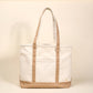 The Signature Canvas Tote Bag I Beige