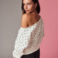 Soft Slouch Polka Dot Sweatshirt