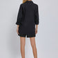 Oversized Poplin Shirt - Black