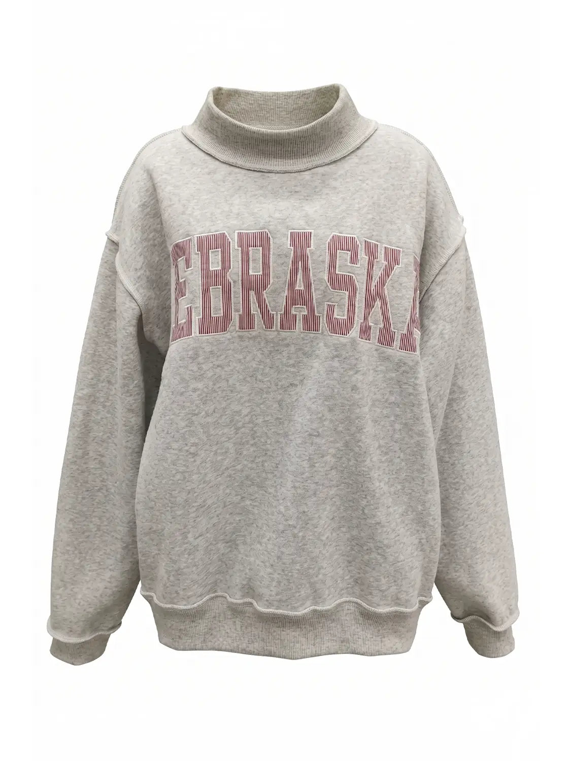 NE Applique Mockneck