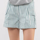 Jade Striped Shorts