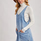 Denim Washed Overall Dress