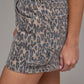 Cheetah Mid Rise Shorts